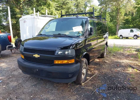2020 Chevrolet Express Cargo Rwd 3500 Regular Wheelbase Wt из США, поврежденный, VIN 1GCZGGFP2L1254551